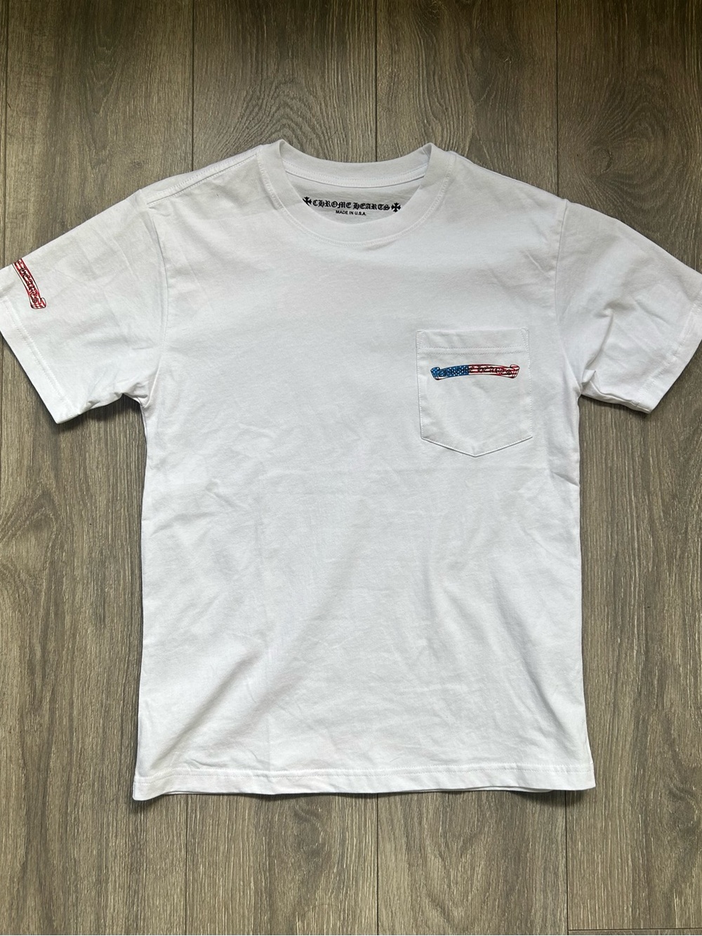 Size Small | Chrome Hearts Matteboy American white tee